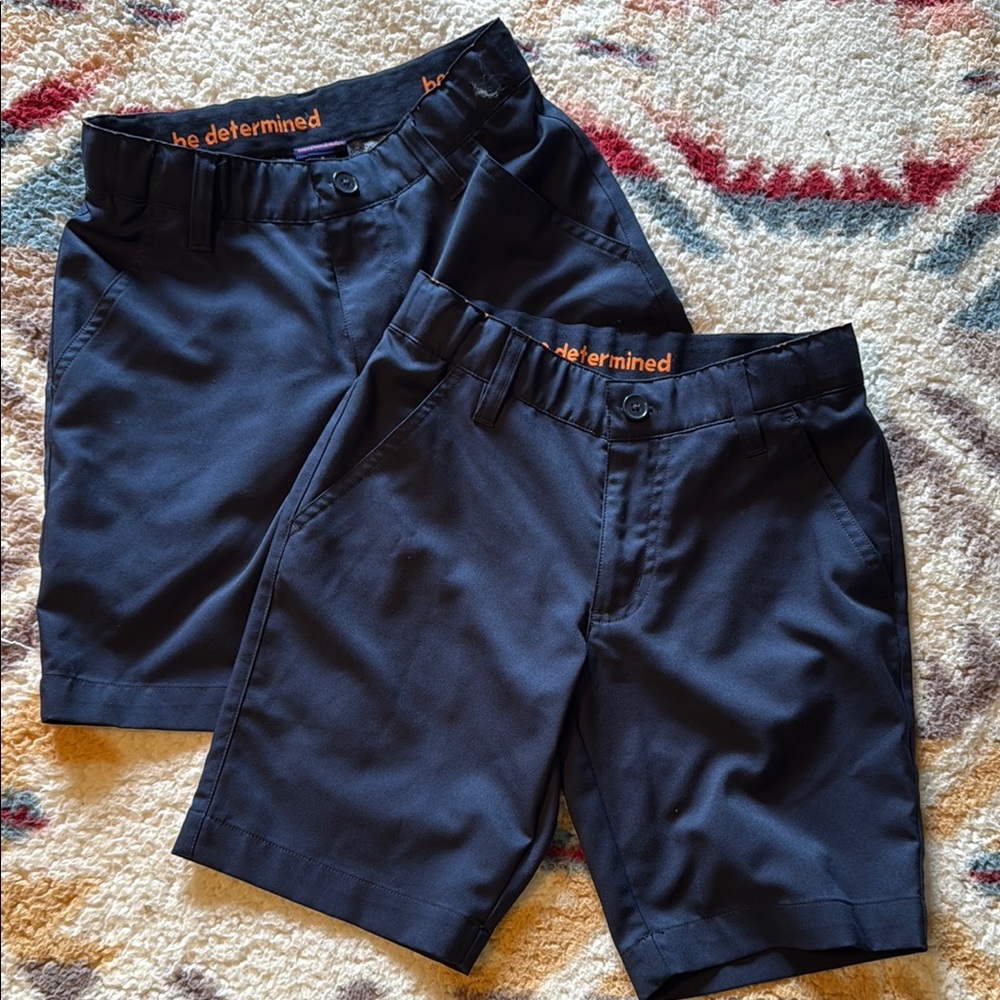 French Toast Dark Blue boys Flat Front Shorts